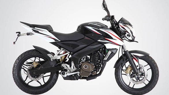 The Pulsar 200NS white and black edition