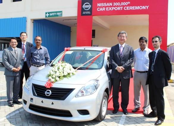 Nissan has now exported over 300,000 vehicles in last three years from the Ennore port