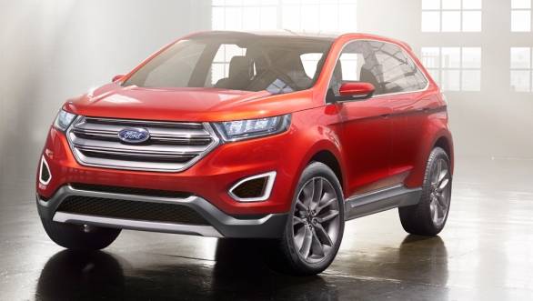 The Ford Edge Concept was nearly production-ready when it premiered at LA