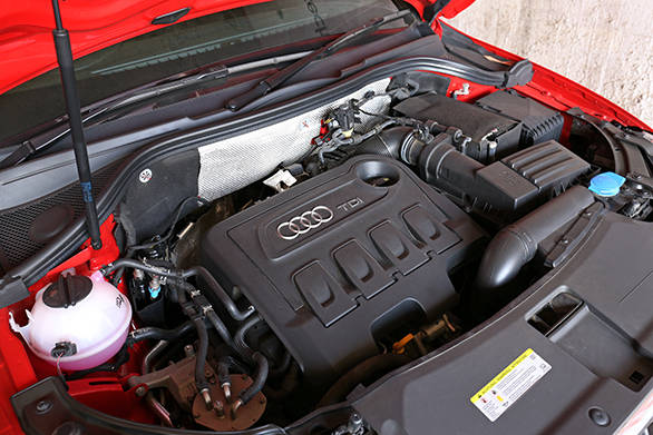 It uses the same 2-litre diesel as the other diesel Q3s, but on the S, the engine makes 140PS