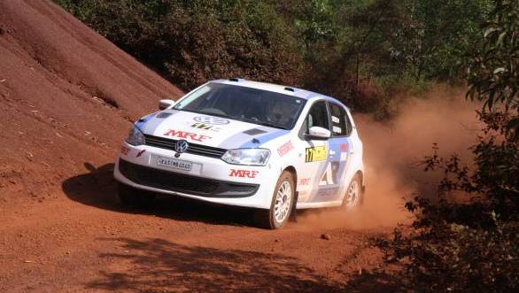 Arjun Rao Aroor took third overall and won the INRC 1600 cc class