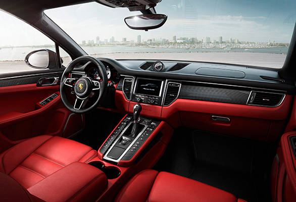 From the low front seats, the sloping centre console, the display and operation concept, the interiors are typically Porsche