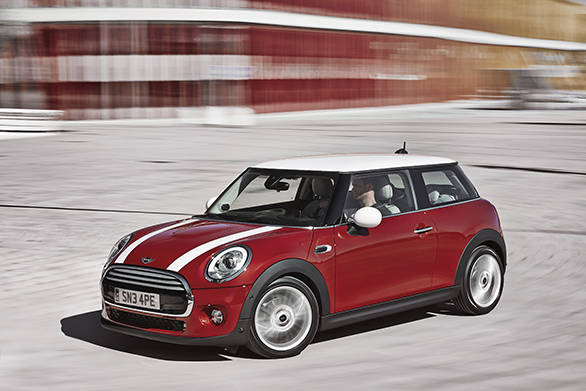 The 2014 Mini uses BMW's new front-wheel-drive platform architecture, UKL1