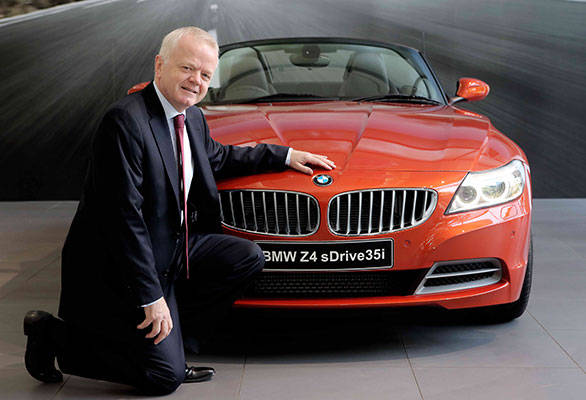 Philipp von Sahr,president,BMW Group India with the new Z4