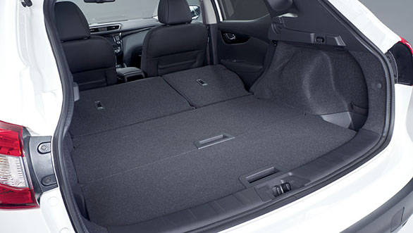 The boot space in the new Qashqai is up by 20 litres taking overall tally to 430 litres now