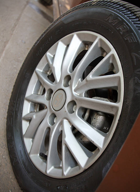 The 14-inch alloy wheel design is also new