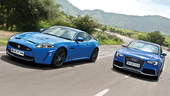 One is manic and the other refined. But both these V8 coupes are a celebration of driving