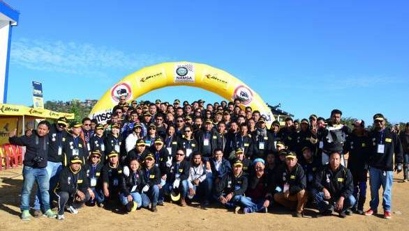 Participants of the 6th JK Tyre Hornbill Rally