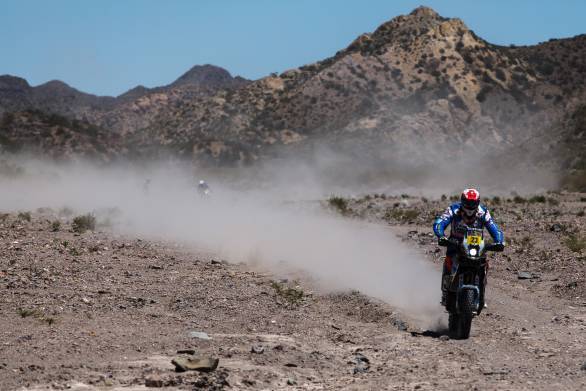 Juan Pedrero Garcia won the fourth stage in the motorcycle class, proving to be something of a surprise winner