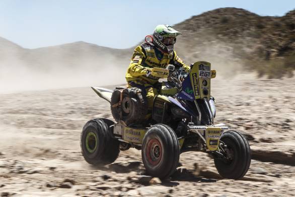 Ignacio Casale leads the quad category after four stages
