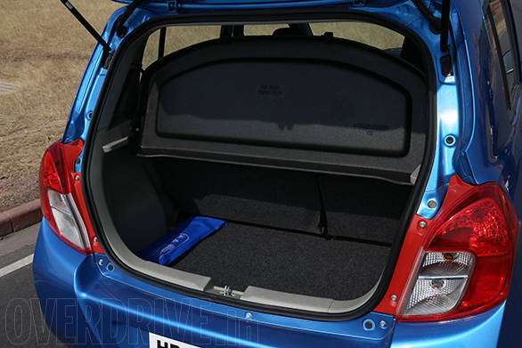 Boot space of the Celerio