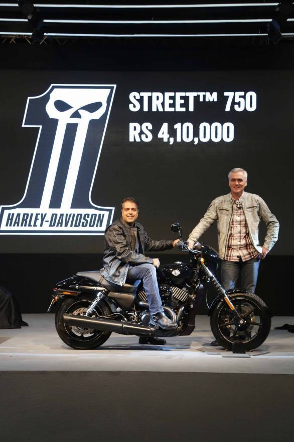 Anoop Prakash MD Harley Davidson India and Marc McAllister MD and VP APA...