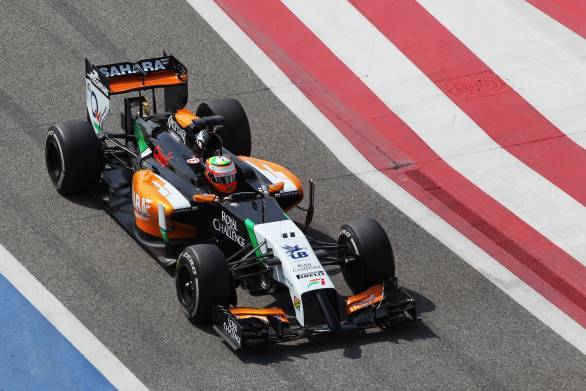 Strange nosecone or not, Nico Hulkenberg has put Force India on top of the timing sheets once - a sign of things to come?