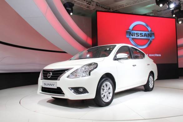 The new Nissan Sunny at DAE 2014 