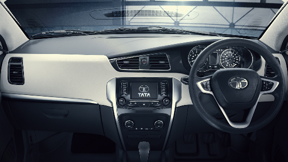 Harman infotainment system in the Tata Zest