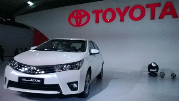 2014 Toyota Corolla Altis in India
