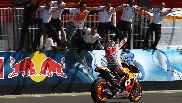 Three wins of the first three races for Marc Marquez