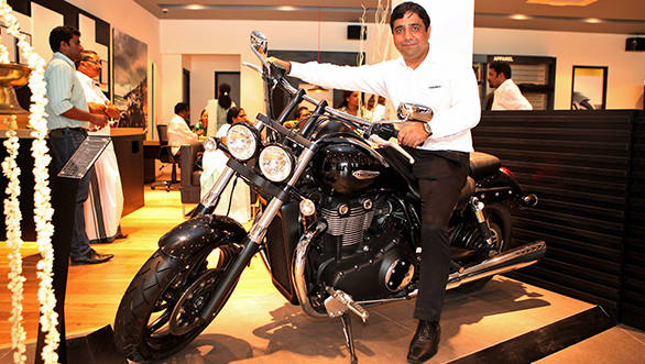 Mr Vimal Sumbly, MD, Triumph Motorcycles India on a Storm