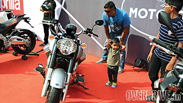 Superbikes catch them young, and even kids had a lot to be thrilled about! 
