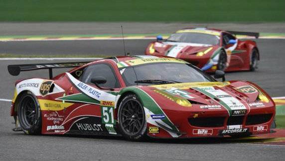 The AF Corse Ferrari ruled from start to finish. Gianmaria Bruni and Toni Vilander started from pole position.