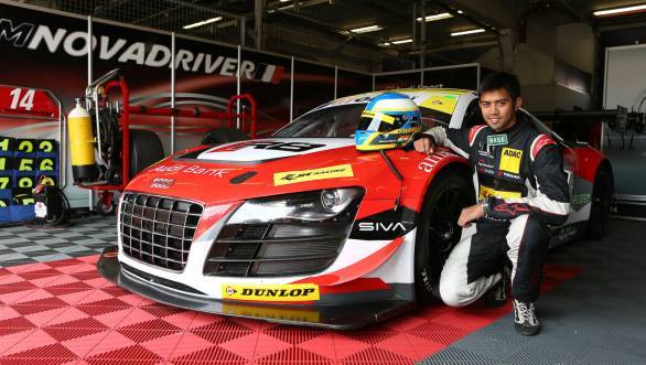 Aditya Patel is driving an Audi R8 LMS for Team Novadriver in the International GT Open Series 2014