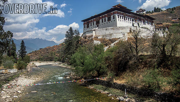 Rinpung Dzong is the largest fortress monastery in Bhutan