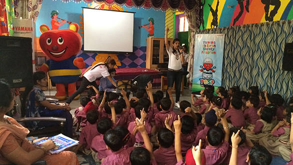 Yamaha Motor India Sales Pvt.Ltd. organises Yamaha Children Safety Program in New Delhi Public School, Vikaspuri, New Delhi