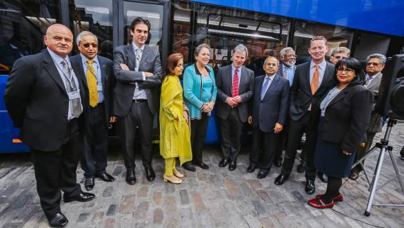 Ashok Leyland's subsidiary Optare launched their new bus  MetroDecker in London