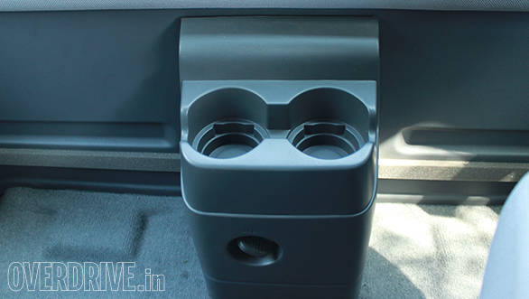 The rear also gets cup-holders 