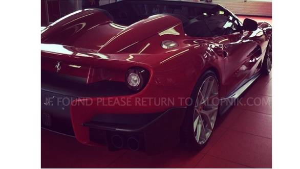 The F12 TRS wears different bodywork than the F12 Berlinetta