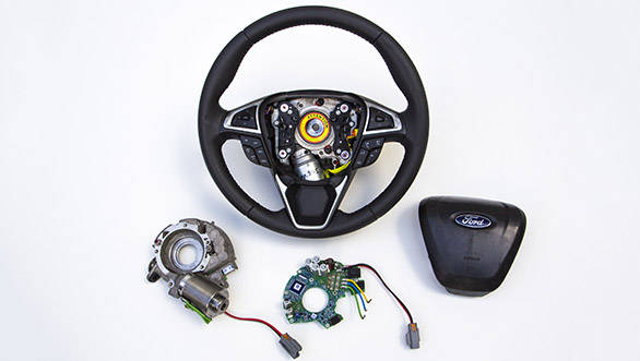 Ford Motor Company is bringing to market a new generation of steering technology that will help make vehicles easier to maneuver at low speeds and in tight spaces. At higher speeds, the new technology will help make the vehicle more agile and fun to drive.