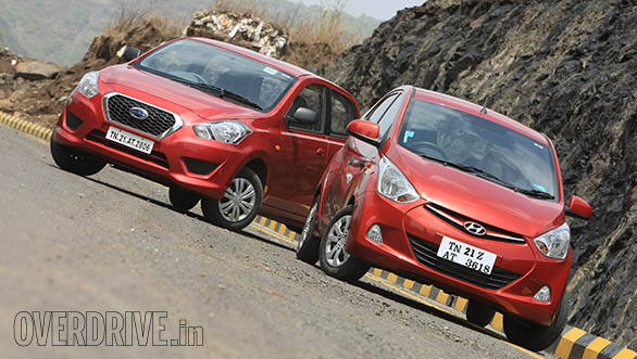 Hyundai Eon vs Datsun Go 2014 (1)