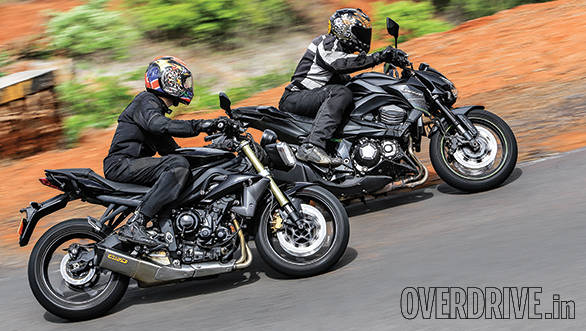 Kawasaki Z800 vs Triumph Street Triple (6)