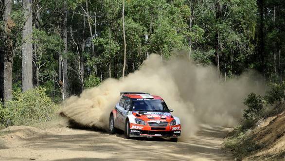 Kopecky now moves into the lead of the 2014 Asia Pacific Rally Championship