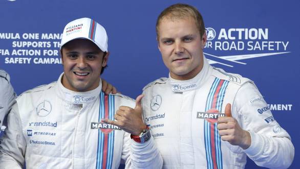 Massa and Bottas