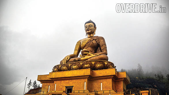 One of the most awe inspiring sights in Thimpu is the 60 metre tall Buddha statue that is the largest in the world of its kind.