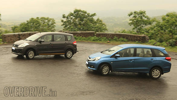 First impressions Honda Mobilio  diesel vs  Maruti Suzuki 