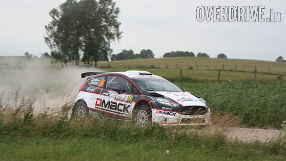  Ott Tanak won the WRC2 class in the Drive DMACK Ford Fiesta R5