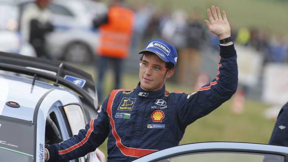 Third place at Rally Poland was Thierry Neuville's second podium in the 2014 WRC with Hyundai