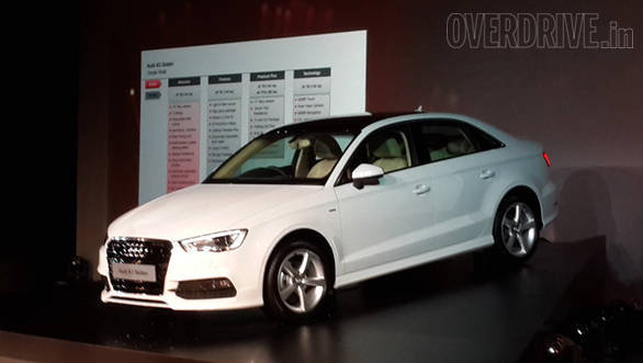 The Audi A3 has been launched in India at a price point lower that the BMW 1-series and the Mercedes-Benz A-class and B-class.