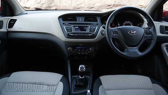 The Elite i20's interiors are impressive enough to be counted among the more luxurious German set of premium hatchbacks