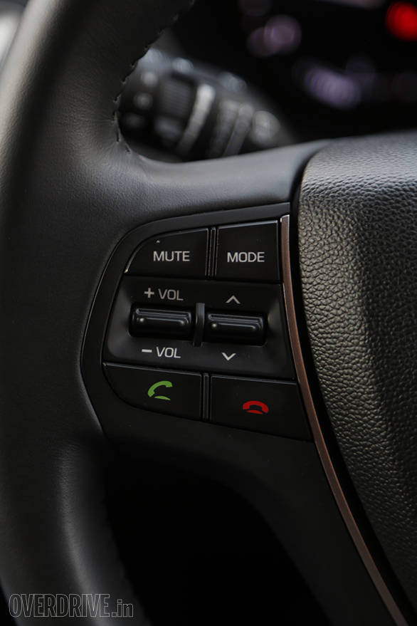 Steering mounted controls for audio and telephony...