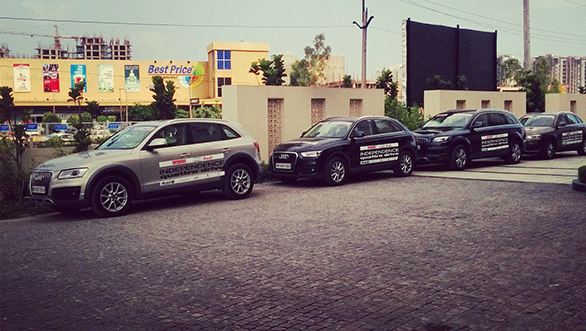 Our convoy makes for quite an inspiring sight, all badged and shiny