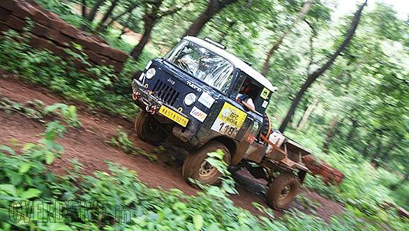 Hydross Niaz and Savant Satyanarayanan wont the prize for the most unusual offroader for their Willys FC 170