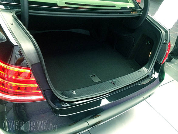 The E-Class has a huge and practical boot