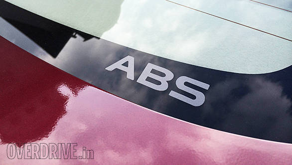 Maruti Suzuki's favourite ABS decal moves to the rear windshield for the Ciaz