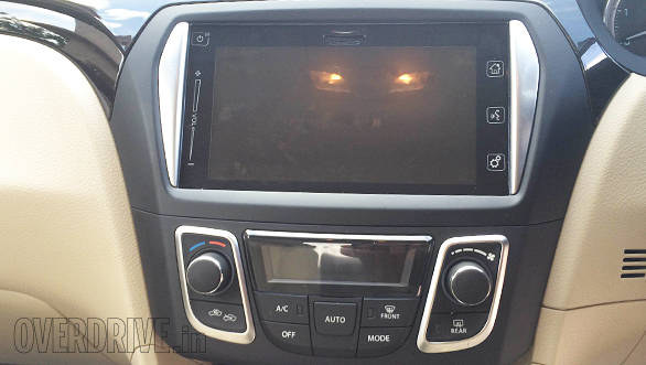 Touchscreen infotainment system and climate-control for the top spec trims