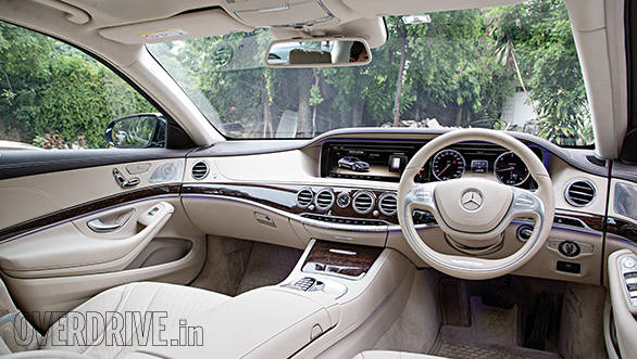 Mercedes-Benz S350CDI cabin