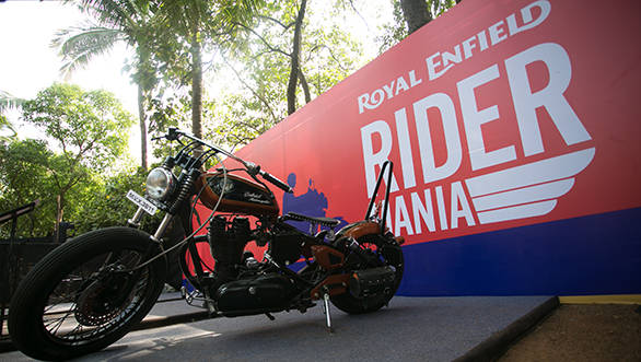 2014 Royal Enfield rider mania