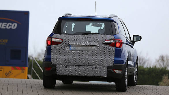 Ford EcoSport facelift spied without the rear-mounted spare tyre - Overdrive